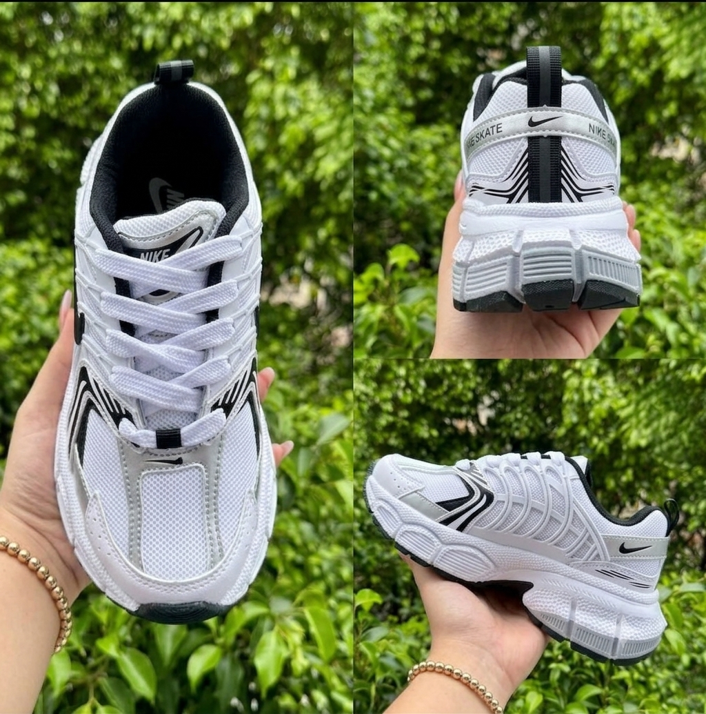 Zapatillas Nike Skate Araña Blanco y Negro